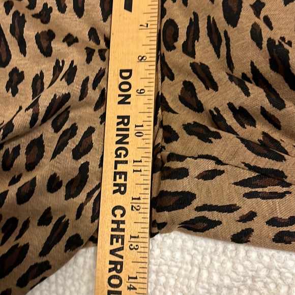 NWT New York & Co Leopard Print Pants Size XL Petite Comfy Stretch - Picture 7 of 8